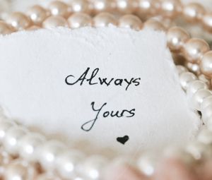 Preview wallpaper words, always you, beads