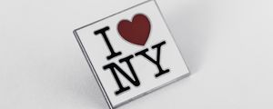 Preview wallpaper words, lettering, badge, heart, new york