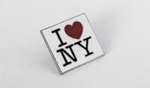Preview wallpaper words, lettering, badge, heart, new york