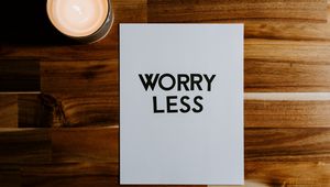 Preview wallpaper worry, motivation, phrase, words, text