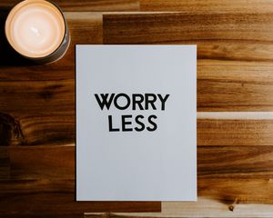 Preview wallpaper worry, motivation, phrase, words, text