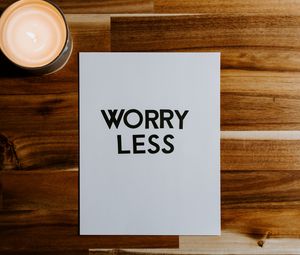 Preview wallpaper worry, motivation, phrase, words, text