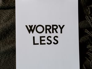 Preview wallpaper worry, motivation, words, inscription, text