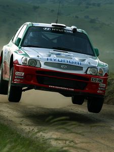 Preview wallpaper wrc 2002, hyundai, wrc