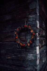 Preview wallpaper wreath, branches, cones, berries, decoration