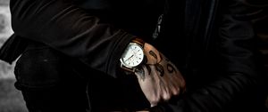 Preview wallpaper wristwatch, hand, tattoo, bracelet, accessory