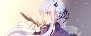Preview wallpaper writer, girl, dress, anime, art