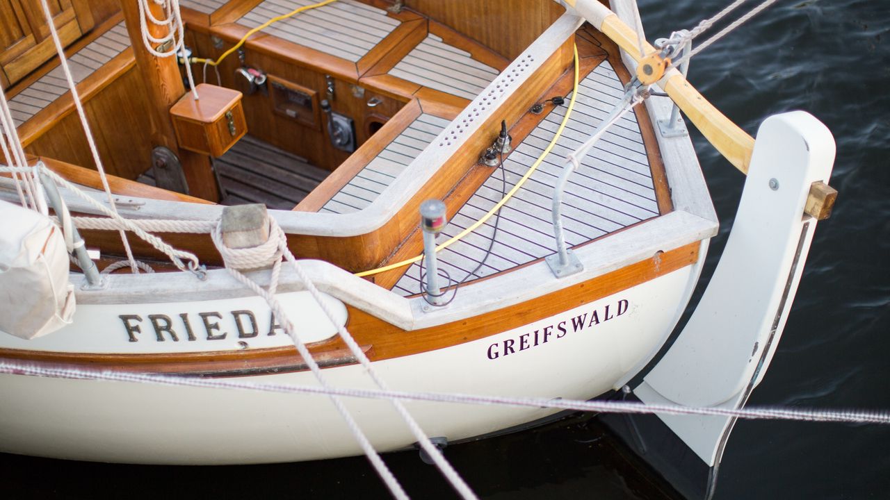 Wallpaper yacht, ship, frieda, greifswald