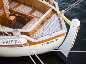 Preview wallpaper yacht, ship, frieda, greifswald