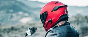 Preview wallpaper yamaha, motorcycle, bike, black, motorcyclist, helmet