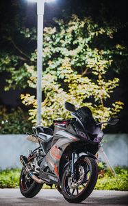 Preview wallpaper yamaha, motorcycle, bike, blur