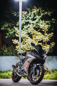 Preview wallpaper yamaha, motorcycle, bike, blur