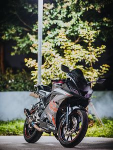 Preview wallpaper yamaha, motorcycle, bike, blur