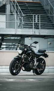 Preview wallpaper yamaha, motorcycle, black