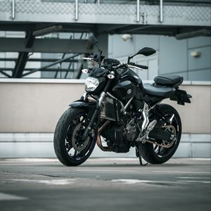 Preview wallpaper yamaha, motorcycle, black