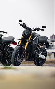 Preview wallpaper yamaha mt-09, yamaha, motorcycle, bike, black