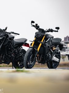 Preview wallpaper yamaha mt-09, yamaha, motorcycle, bike, black