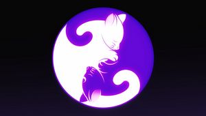 Preview wallpaper yin and yang, yin yang, cat, harmony