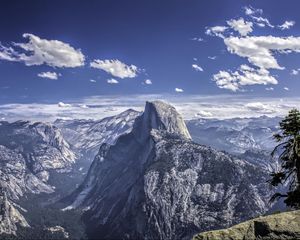 Preview wallpaper yosemite, california, usa, sky, mountains, peaks