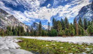 Preview wallpaper yosemite national park, california, sierra nevada, hdr