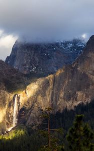 Preview wallpaper yosemite national park, yosemite, mountain, fog