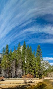 Preview wallpaper yosemite national park, yosemite, mountains, sky, hdr