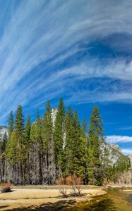 Preview wallpaper yosemite national park, yosemite, mountains, sky, hdr