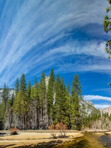 Preview wallpaper yosemite national park, yosemite, mountains, sky, hdr