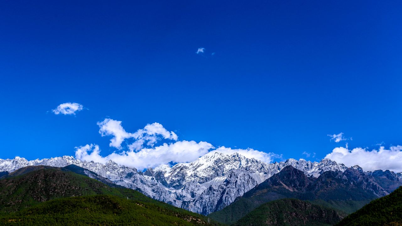 Wallpaper yunnan, jade dragon snow mountain, mountain