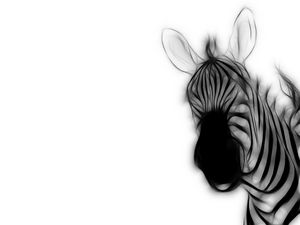 Preview wallpaper zebra, strips, ears