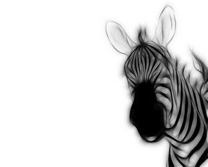 Preview wallpaper zebra, strips, ears