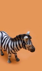 Preview wallpaper zebra, toy, white, striped