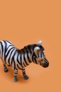 Preview wallpaper zebra, toy, white, striped