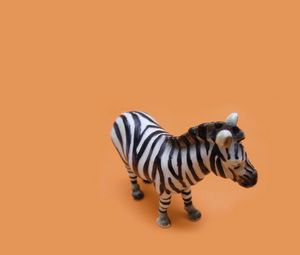 Preview wallpaper zebra, toy, white, striped