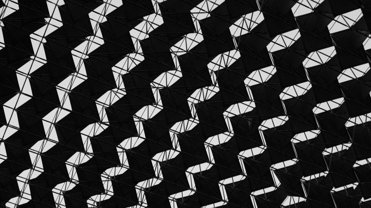 Wallpaper zigzag, lines, stripes