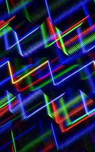 Preview wallpaper zigzags, lines, abstraction, bright