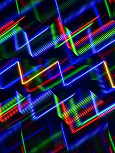 Preview wallpaper zigzags, lines, abstraction, bright
