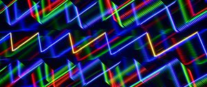 Preview wallpaper zigzags, lines, abstraction, bright
