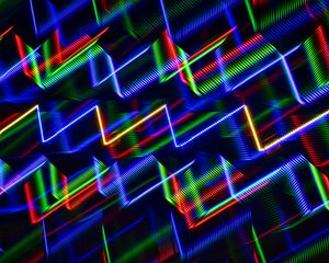 Preview wallpaper zigzags, lines, abstraction, bright