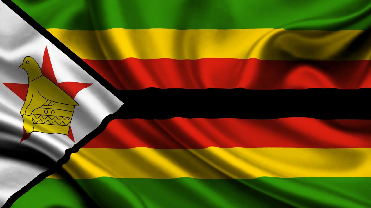 Wallpaper zimbabwe, atlas, flag, cloth, silk, symbolism