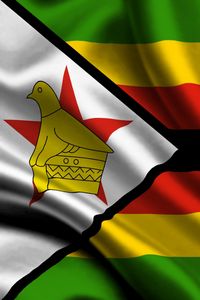 Preview wallpaper zimbabwe, atlas, flag, cloth, silk, symbolism