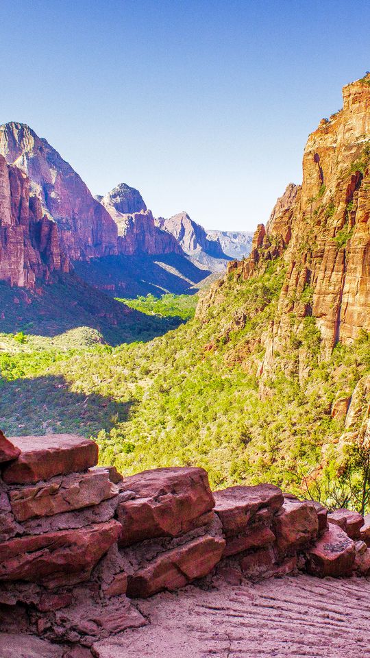 Observation Point Zion National Park HD wallpaper