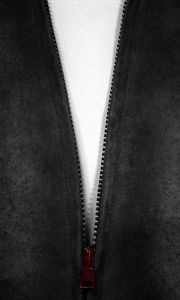 Preview wallpaper zipper, black, white