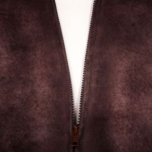 Preview wallpaper zipper, brown, white