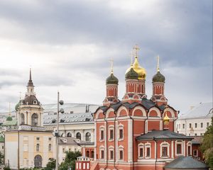 Preview wallpaper znamensky cathedral, cathedral, moscow, russia, architecture