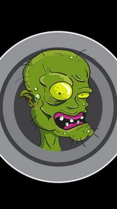 Preview wallpaper zombie, art, vector