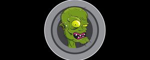 Preview wallpaper zombie, art, vector