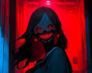 Preview wallpaper zombie, skeleton, monster, dark, anime, art